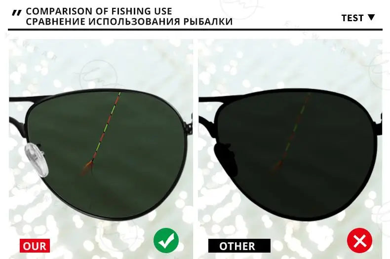 Design Aviation Sunglasses Polarized Man Photochromic UV400 Glasses Woman Anti-glare Driving Goggles zonnebril heren