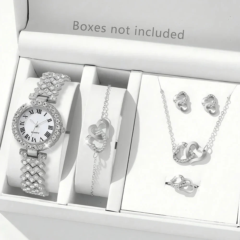 Watch For Women Watches 2023 Best Selling Products Luxury Watch Luxury Brand Reloj Mujer Watch Bracelet Set Diamond Steel Band