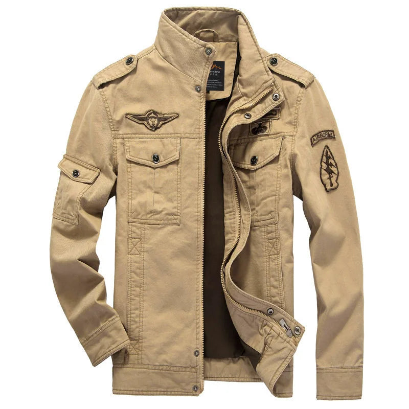 Men's Jacket Coat Casual Cotton Outdoor Quality Cotton Outwear Design Male Autumn Jacket