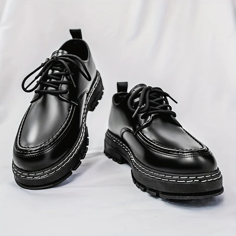 Men’s Durable Genuine Leather Casual Shoes – Breathable & Comfortable, EU Sizes 40–48