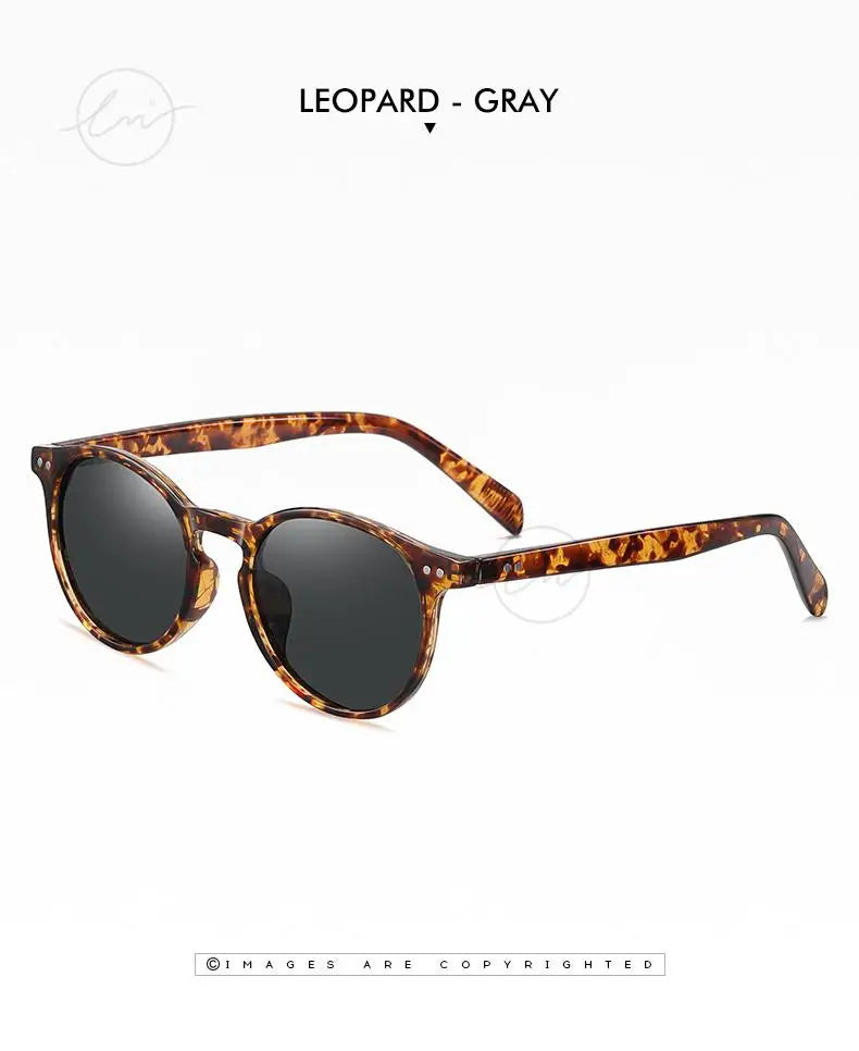 Retro Round Sunglasses Women Men Ultralight TR90 Polarized Unisex Driving Shades Vintage Sun Glasses UV400 Gafas De Sol