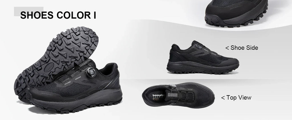 Men Hiking Sneakers Brand High Quality Trekking Climbing Shoes Male Rotating Button Luxury Designer Outdoor Sneakers