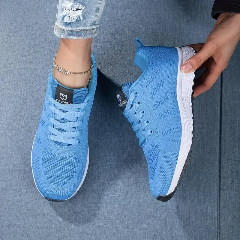 أحذية جري نسائية، أحذية رياضية كاجوال مسامية، أحذية رياضية ماركة فاخرة، أحذية كرة سلة صيفية عصرية خفيفة، أحذية مشي