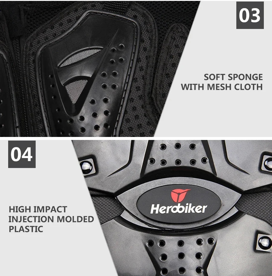 5XL Motorcycle Jackets Men's Full Body Armor Protection Jackets Motocross Enduro Racing Moto Protective Equipment Clothes