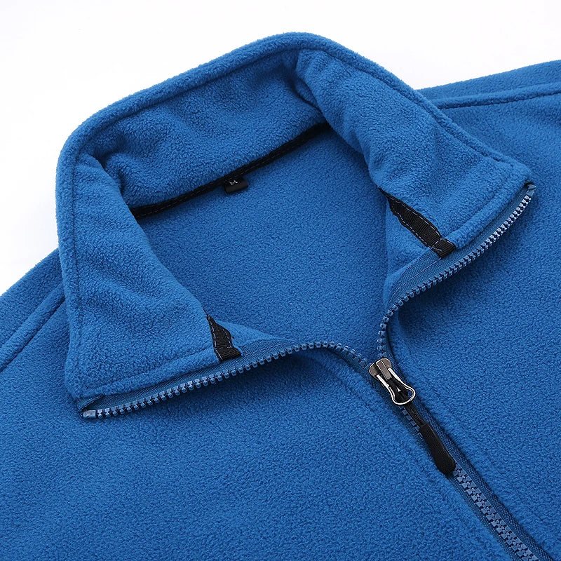 Men Polar Fleece Jackets Winter Windproof Thermal Soft Shell Jacket Outdoor Sports Hiking Camping Skiing Climbing Warm Coat