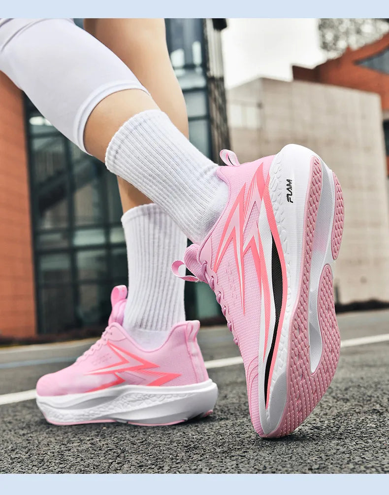 Marathon Men Running Shoes Speciality Sports Shoes Breathable Lightweight Carbon Board Women's Trend Athletic Sneakers Women