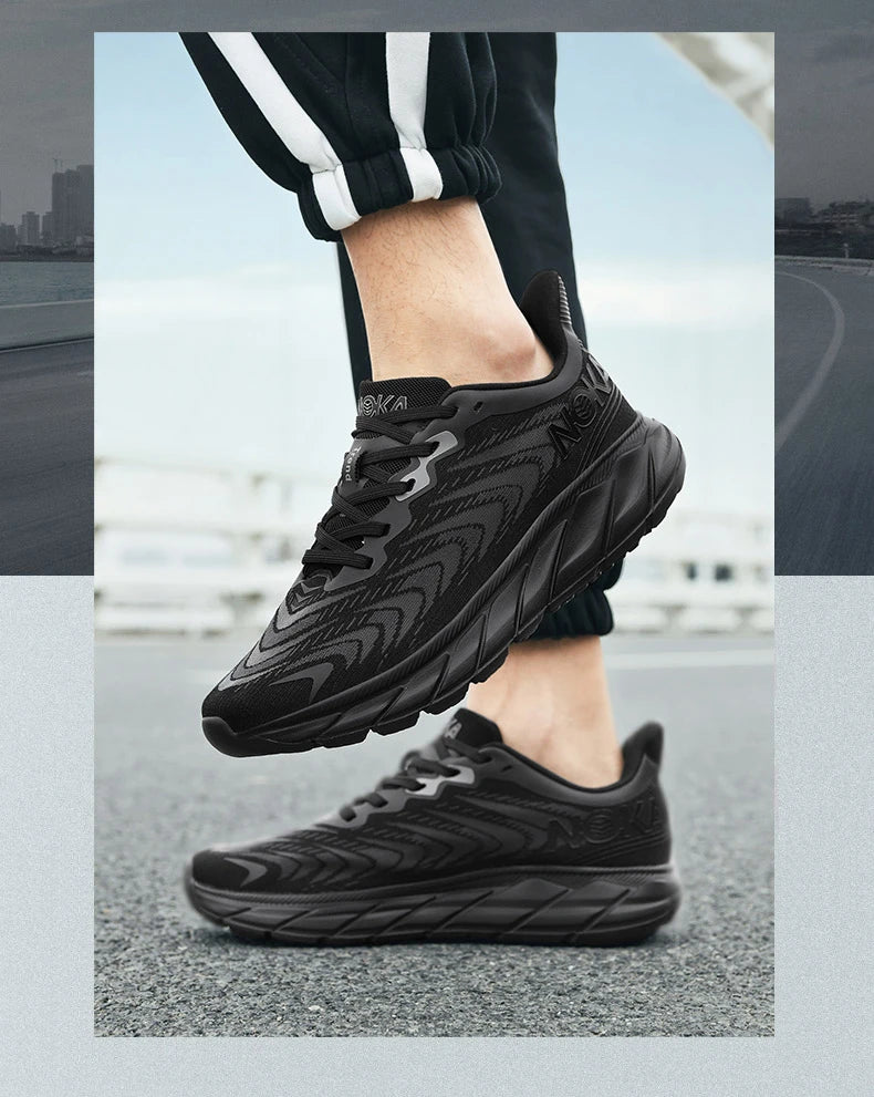 Men's Running Shoes Lightweight Breathable Comfortable Cushioned Sneakers for Walking Gym Casual Wear Athletic Shoes