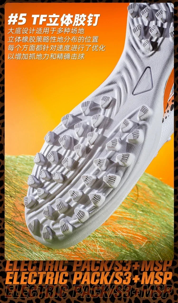 New Men Professional Football Boots Grass Soccer Shoes Outdoor Sport Non-Slip Training Shoes Match Sneakers Ultralight Unisex