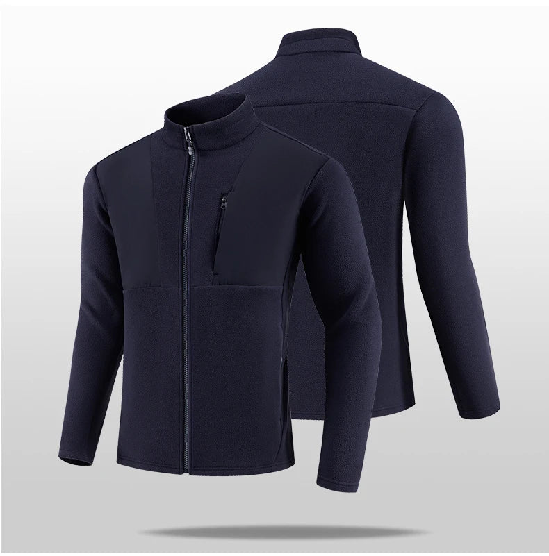 New Men's Autumn/Winter Outdoor Skiing Running Warm Thick Long Sleeve Base Shirt Fashion Casual Fitness Jacket T-Shirt Tops
