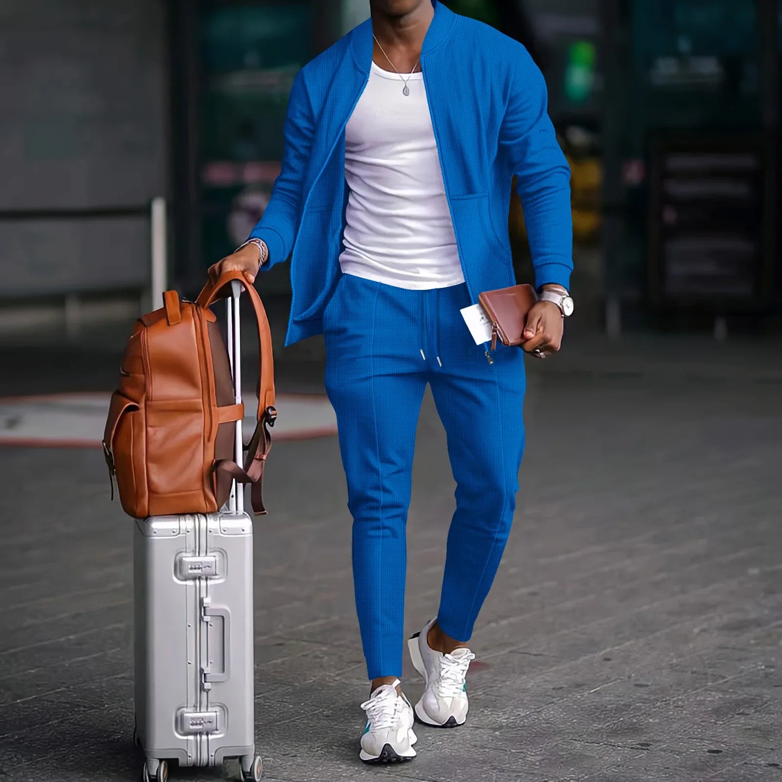 Men's casual blazer suit
