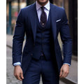 3 Pieces Casual Male Suits