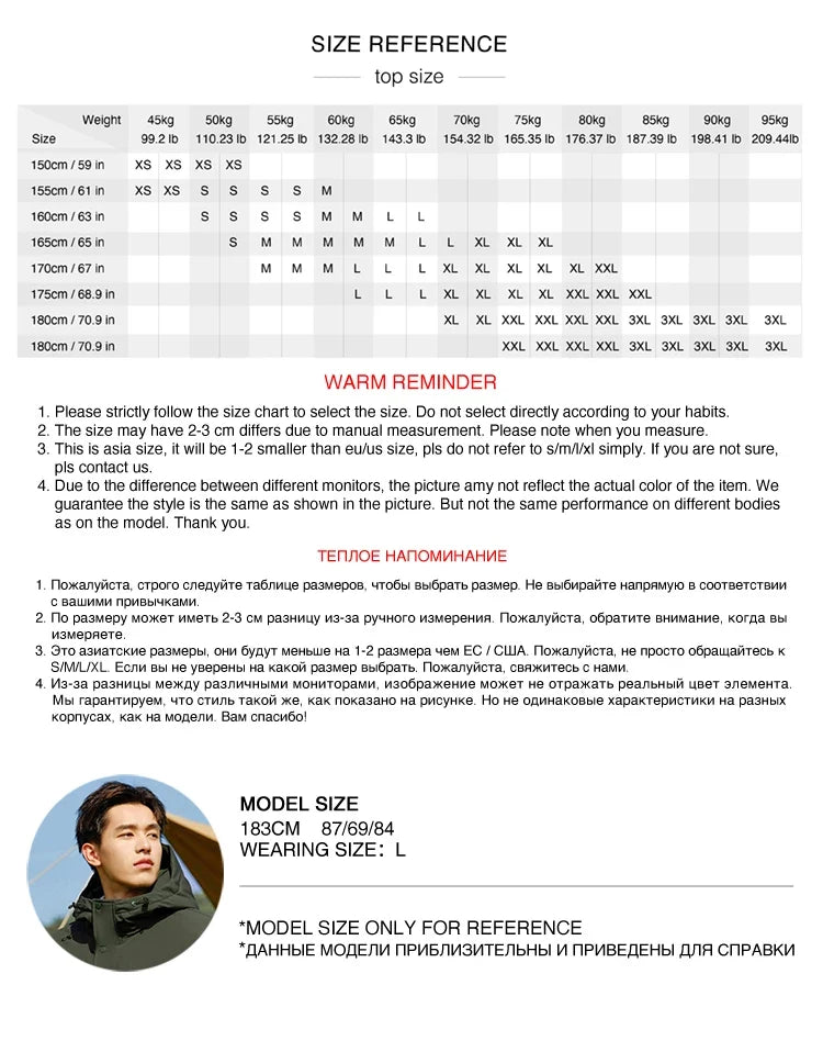Down Jacket Men 2024 Winter New Rainproof, Windproof, Oil-Proof Stain-Resistant Goose Down Coat Down Jacket
