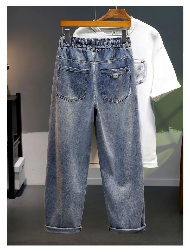 Men's Loose Straight Leg Jeans 2026 New Style Casual Comfortable Men's Denim Trousers Fashionable Male Fashion