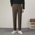 Men's Solid Color Straight Casual Pants