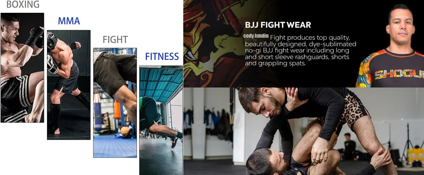 Customized Logo Cody Lundin Men Compression Sportswear Polyester Sunscreen T Shirt For Swimming Surf Jiu Jitsu BJJ Rashguard