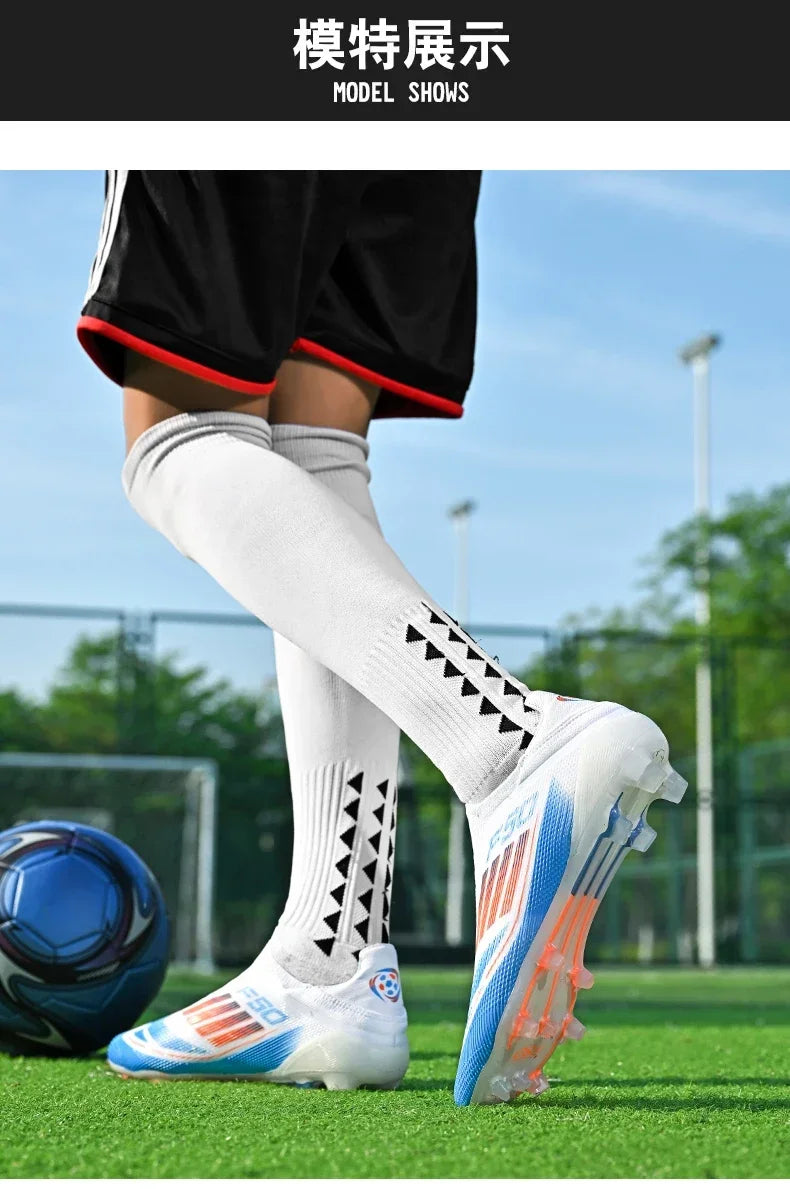 Men New Professional Football Boots Original Resistant Casual Grass Outdoor Non Slip High Quality Comfortable Male Soccer Shoes