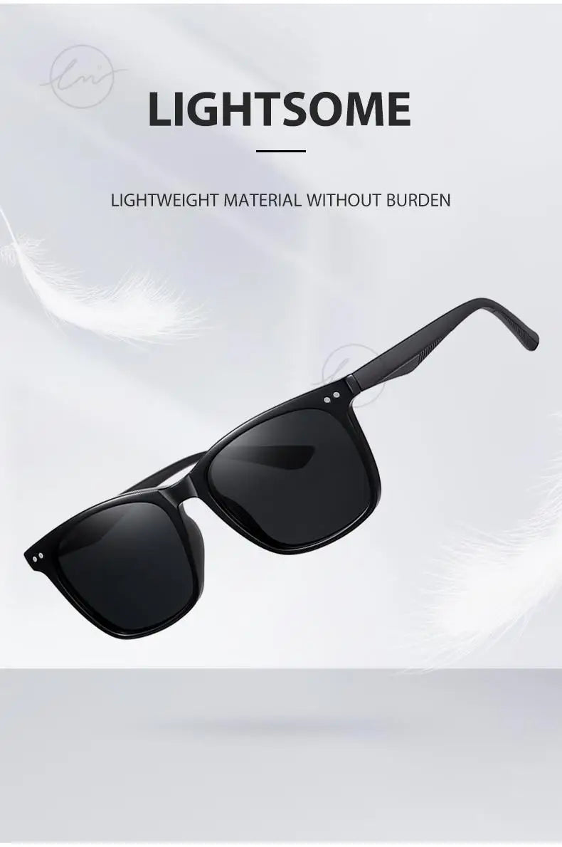 Polarized Sunglasses Men Women Fashion Square Shades Leopard Frame Ladies Travel UV400 Goggles Driving Sun Glasses