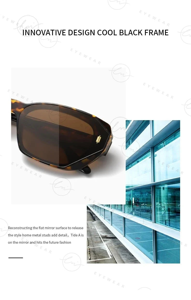 2024 Trending Cat Eye Polarized Sunglasses For Women Fashion TR90 Ladies Eyewear UV400 High Quality Gafas de sol