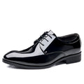 Spring British Style Formal Dress Shoes Black Business Oxfords For Groom Wedding Office Comfortable Big Size Footwear Non Slip