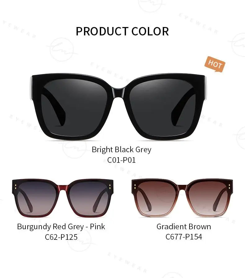Oversized Frame Cover Optical Glasses Trend Fit Over Sunglasses For Men Women Polarized TR-90 Anti-Glare UV400 Eyewear