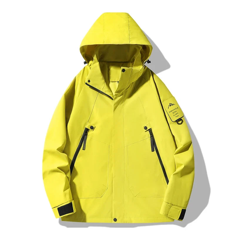 Women's Men's Waterproof Jacket Climbing Hiking Camping Trekking Windbreaker Unisex Outdoor Windproof Rain Coat Antifouling