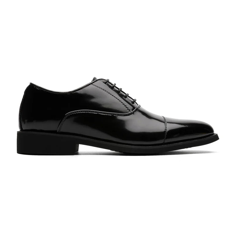 Men's Dress Shoes Size 38-46 Fashion Man Pointed Toe Oxford Shoes Lace-Up Brogue Footwear Buckle Business Wedding Shoes Sneakers