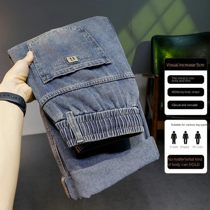 Men's Loose Straight Leg Jeans 2026 New Style Casual Comfortable Men's Denim Trousers Fashionable Male Fashion