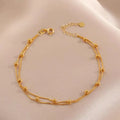 18k Gold Starry Sky Bracelet Au750 Gold Bracelet Plain Chain Lucky Charm Small Gold Beads for Woman Wedding Party Jewelry Gifts