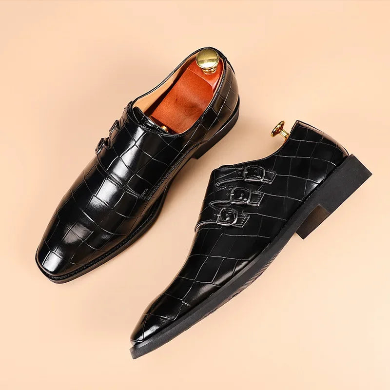 Men's Leather Suit Shoes – Formal Office Footwear, Genuine Leather, EU Size 40–48