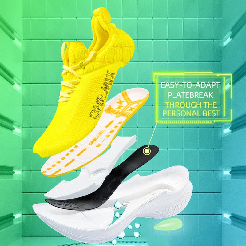Carbon Plate Marathon Running Racing Shoes Professional Stable Support Shock-relief Ultra-light Rebound Sport Sneakers