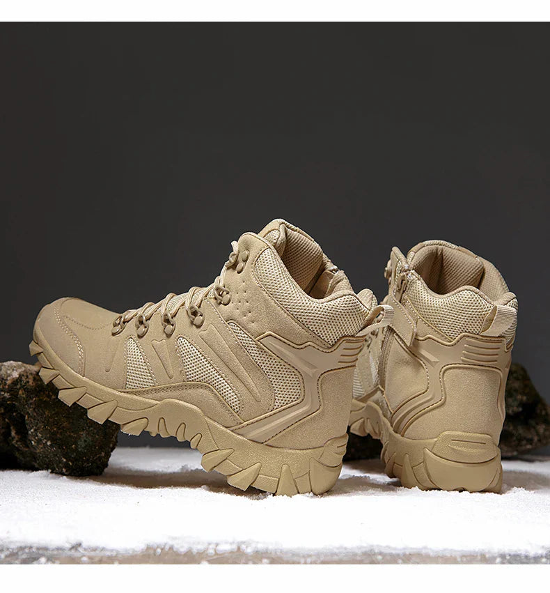 Combat Training Boots Male Outdoors Camping Anti-wear Rapid Response Hiking Shoes Fishing Hunting Sneakers