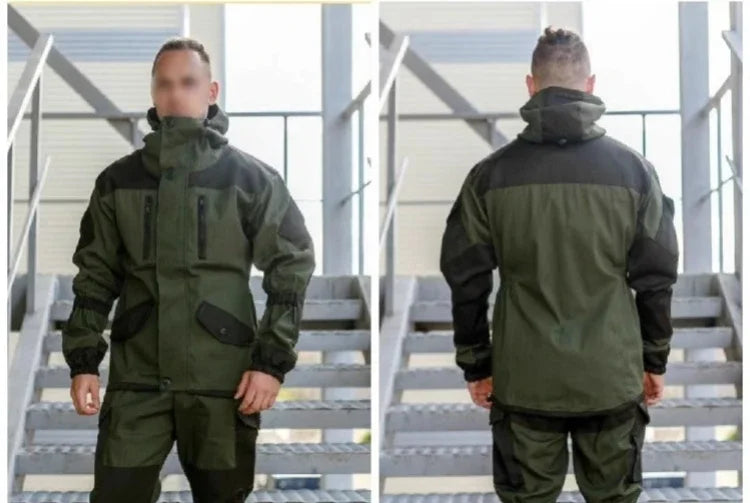 GORKA-5 Combat Suit Set SMTP E7 Outdoor Hunting Combat Suit for Russian Men's Jacket Combat Suit Hunting Work Uniform