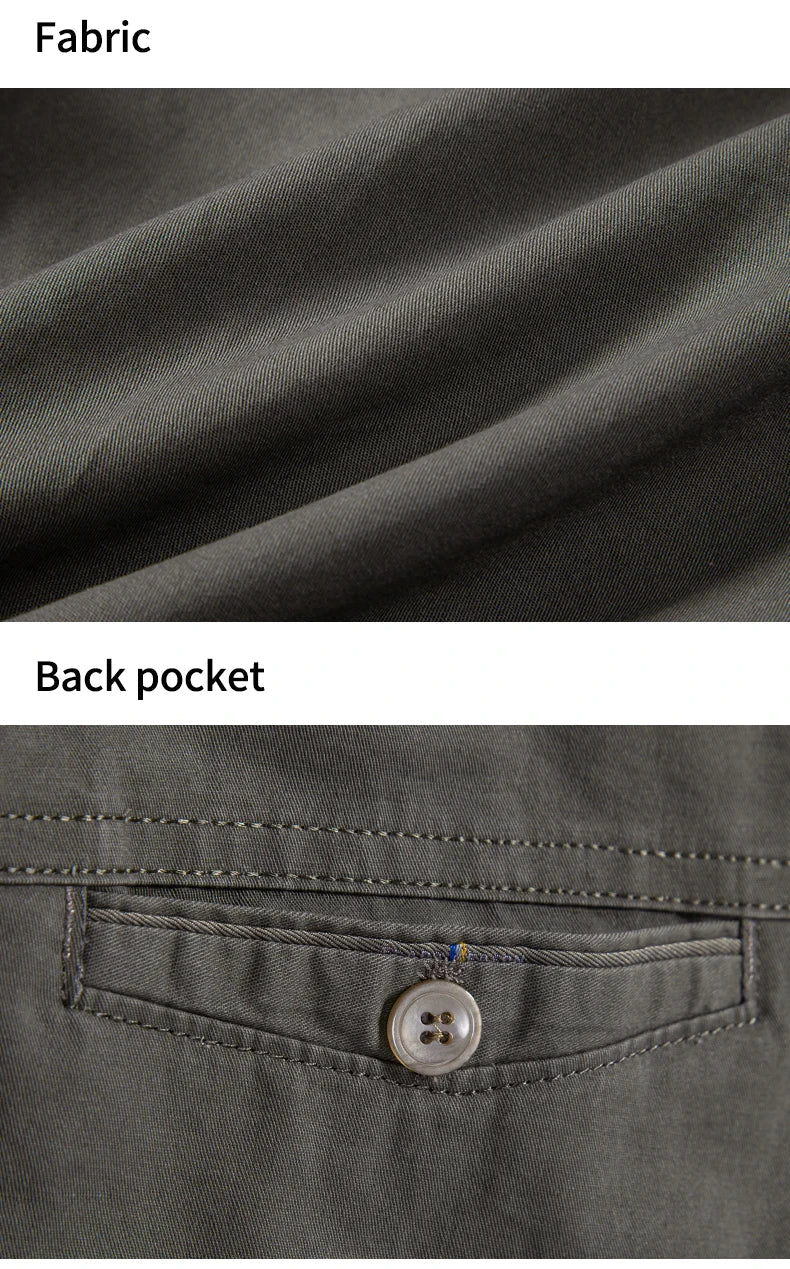 Summer Men Shorts 100% Cotton Mens Casual Shorts Male Bermuda Cargo Overalls Sport Work Shorts