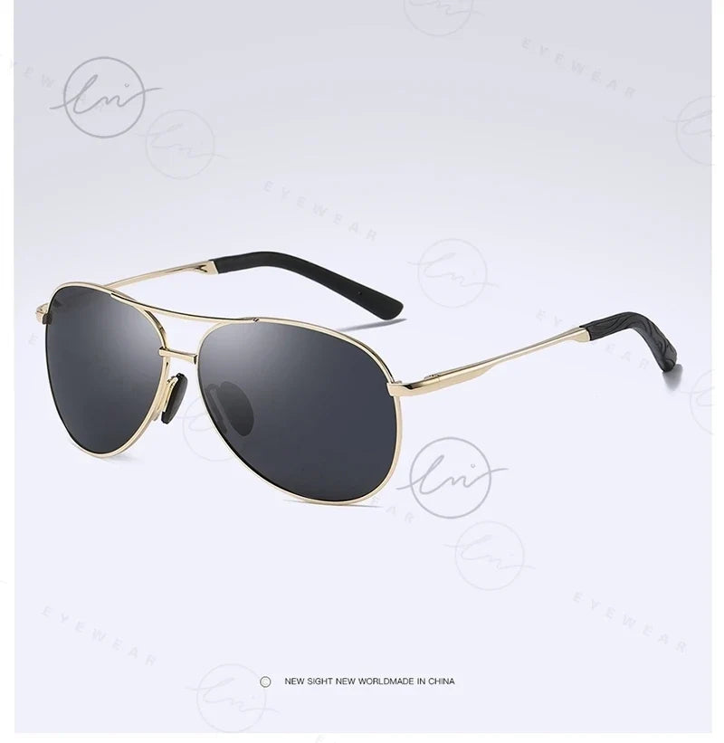 Classic Pilot Sunglasses Polarized Man Anti-Glare Safe Driving Glasses Woman Fishing Goggles Unisex UV400 Gafas De Sol
