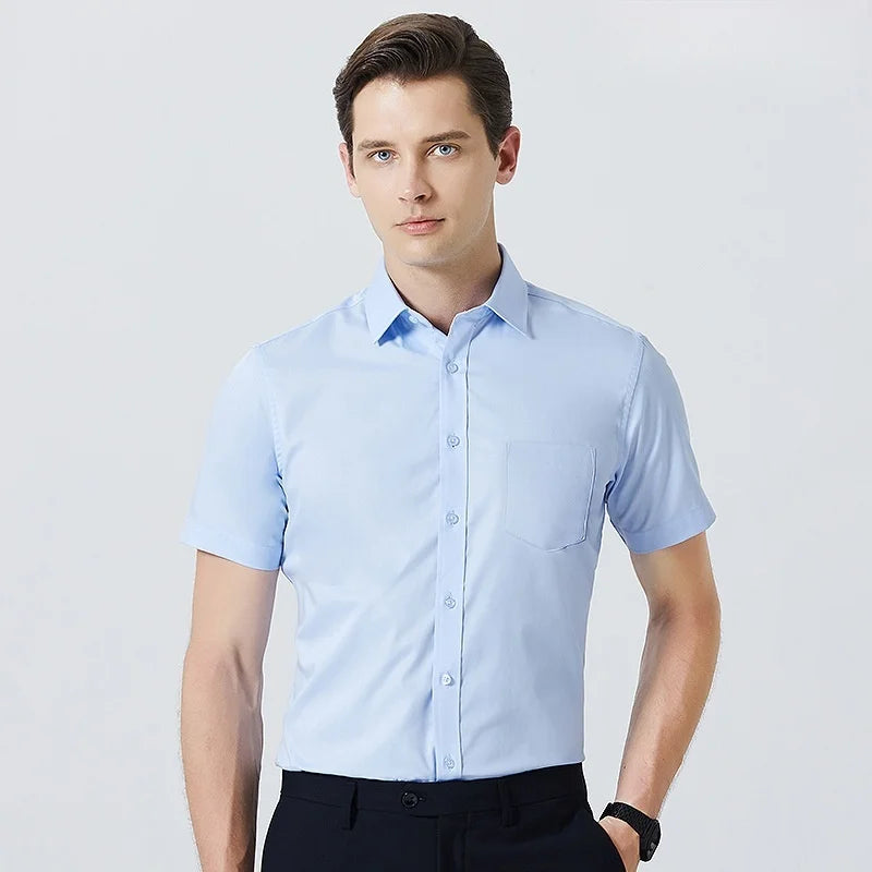 Business Dress Shirt Men Short Sleeve shirts