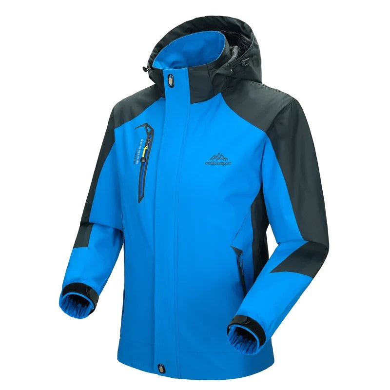 Men Autumn Jacket Outdoor Sports Hiking Coats Camping Hooded Windproof Water Resistant Rain Fishing Traveling Cloethes