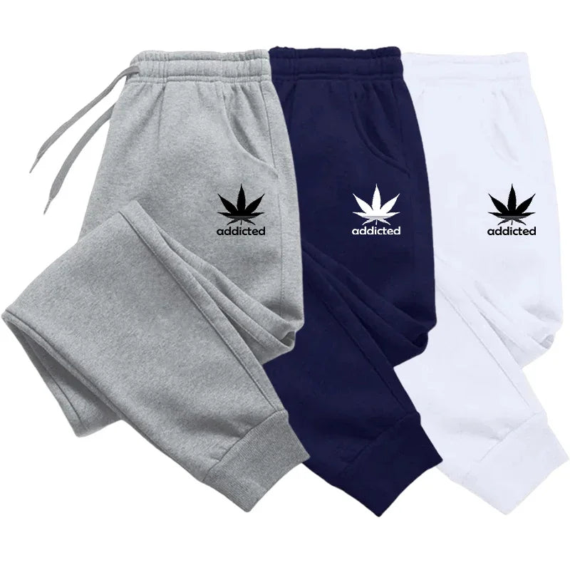 Mens Sweatpants Fashion Casual Printing Trend Tracksuit