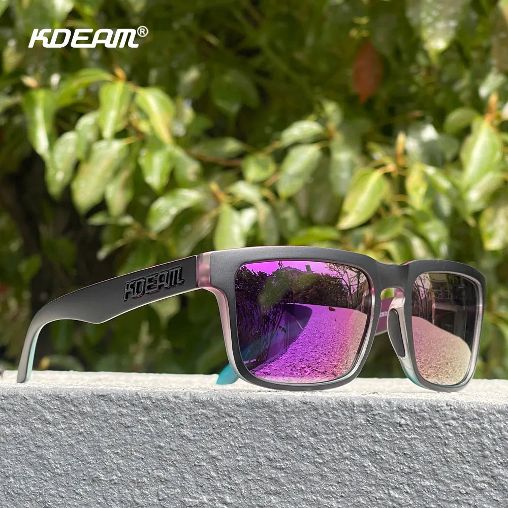 Unisex Square Sunglasses Polarized Coated Lens Suitable For Driving Fishing Sunglasses Anti-Blue Light Computer Eyeglasses