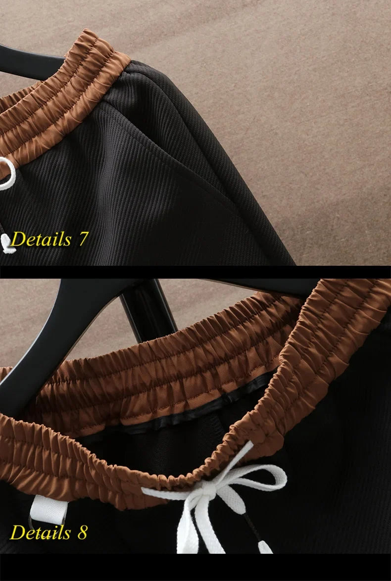 2025 Summer Men's Running Shorts Casual Jogging Sport Short Pants patchwork Print Drawstring Loose Dry Gym Sports Shorts
