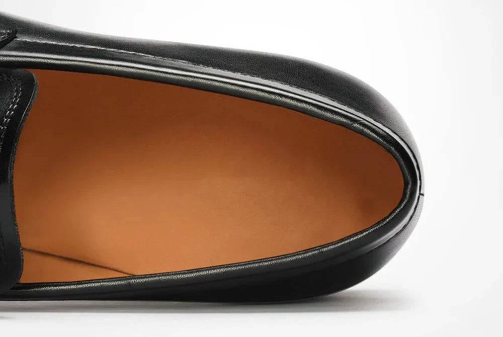Men Loafer Casual Shoes Calf Leather Waterproofing Materials High Quality Wholesalers Online Formal Dress Slip-on Shoes