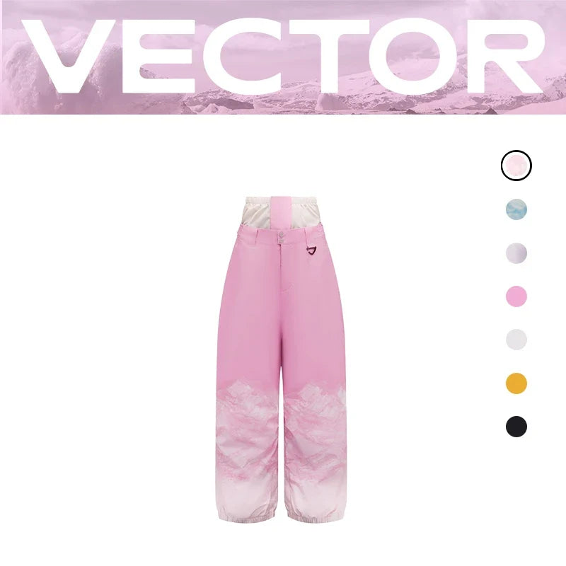 Men Women 3L Cotton Ski Jacket Ski Pants Winter Warm Windproof Waterproof Outdoor Sports Snowboard Ski Coat Trousers
