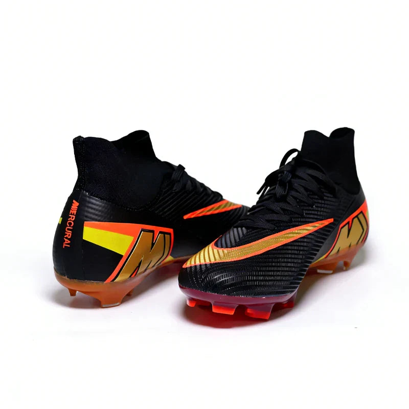 999Y High Quality Mens Soccer Shoes Turf Soccer Cleats for Boys Sneakers TF/FG Training Football Boots Chuteira Campo 35-45