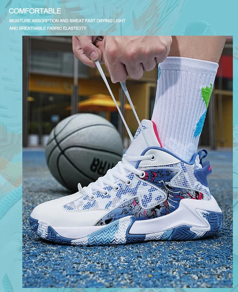 Men Basketball Shoes Light Sports Shoes Trainer Women Unisex Breathable Athletic Outdoor Unisex High Quality Sneakers