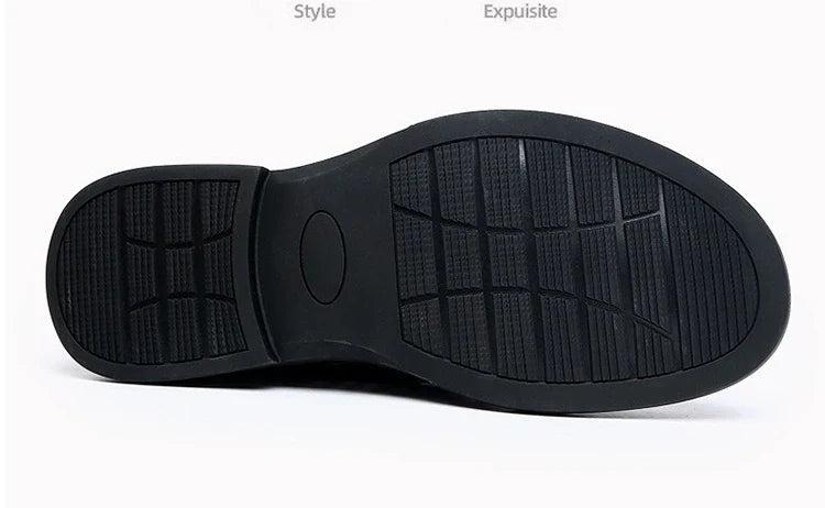 Breathable Hallow Business Leather Shoes for Men Buckle Designer Black Fashion Casual Shoe Male Summer British Elegant Shoes Man