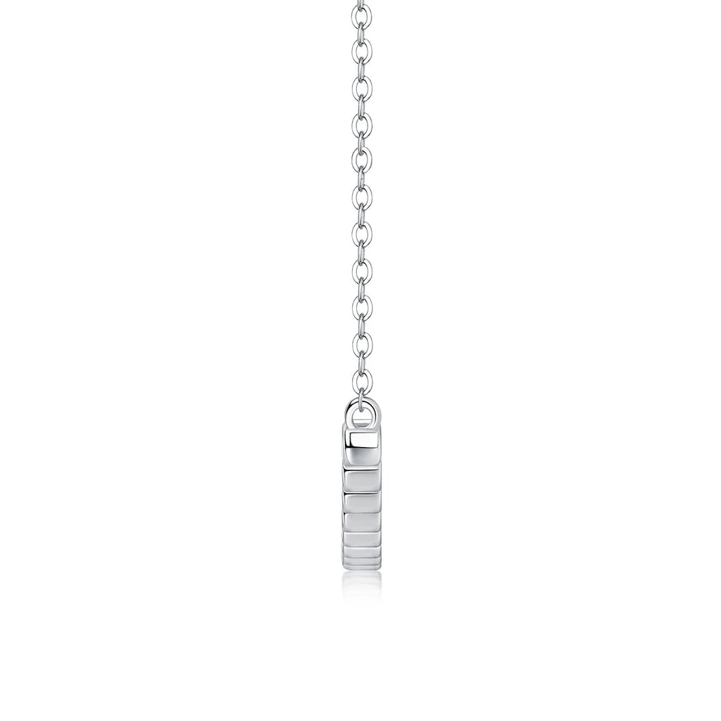 Full 0.065CT D Color Moissanite Pendant Necklace for Women Lady S925 Silver All Diamond Neck Chain Necklaces Wholesale Gift