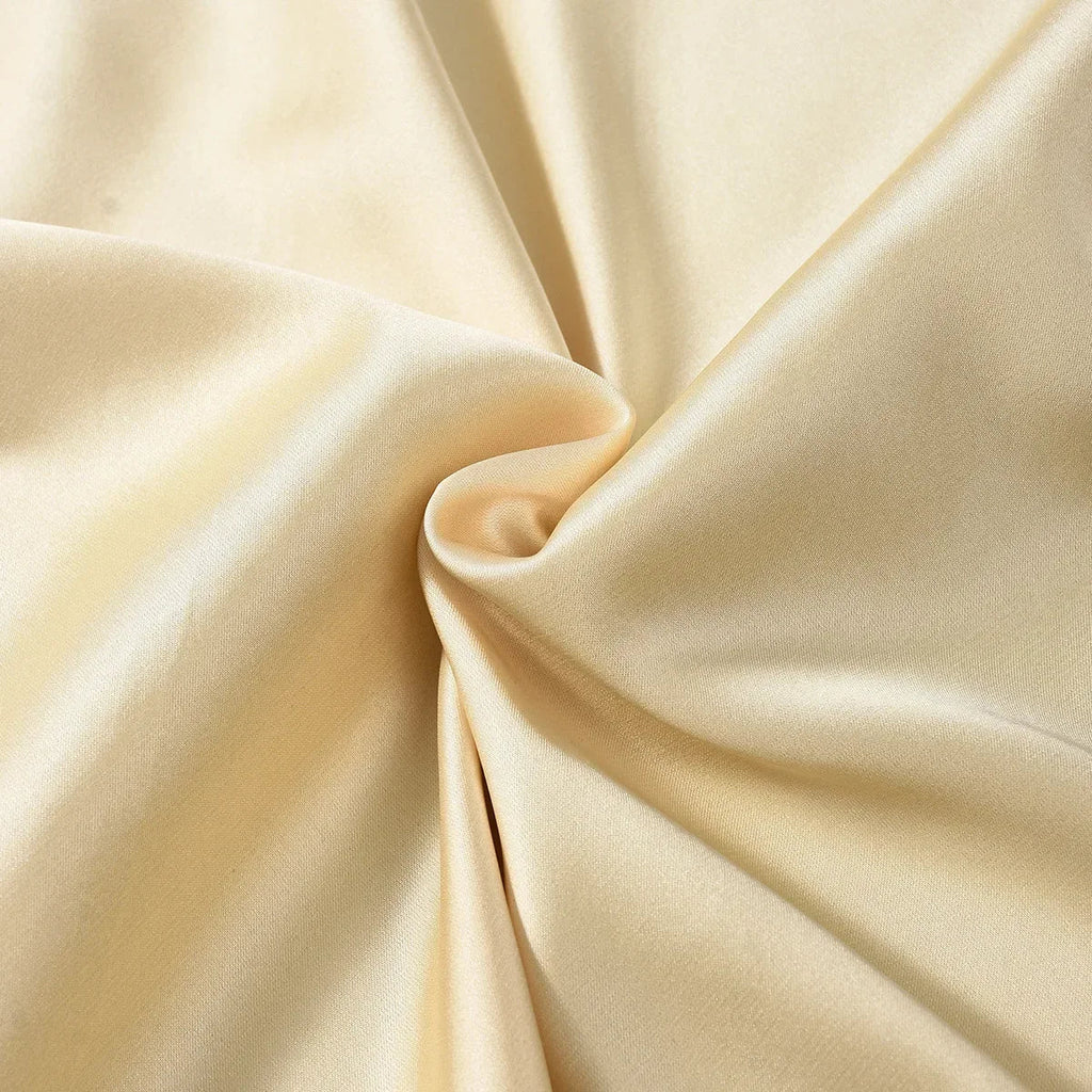 Yellow V Neck Satin Lace Patchwork Maxi Dress Chic Spaghetti Strap Backless Slip Robe 2026 Summer New Lady Beach Holiday Vestido