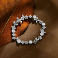 Luxury D VVS1 Color Real 925 Sterling Silver Moissanite Bracelets for Women Passed Diamond Tester Engagement Party Gift