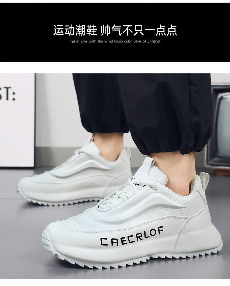 Brand protection 2026 new men's lightweight non-slip breathable wear-resistant running sports fashion versatile casual shoes