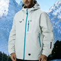 Men's Outdoor Jacket Waterproof Windbreaker Sports Climbing Trekking Multiple Pockets Skiing Softshell Zipper Hooded Jackets