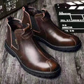 Leather Men Shoes Set Foot Casual Slip on Men Loafers Men Flats High Quality  Moccasins Shoes Plus Size Handmade Shoes Boots